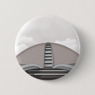 Railroad 6 Cm Round Badge