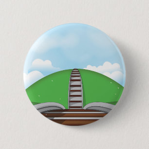 Railroad 6 Cm Round Badge