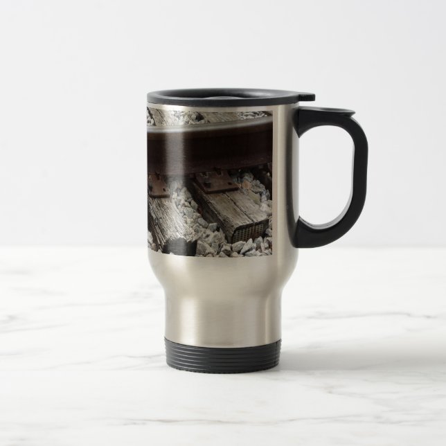 Railroad Art Travel Mug (Right)