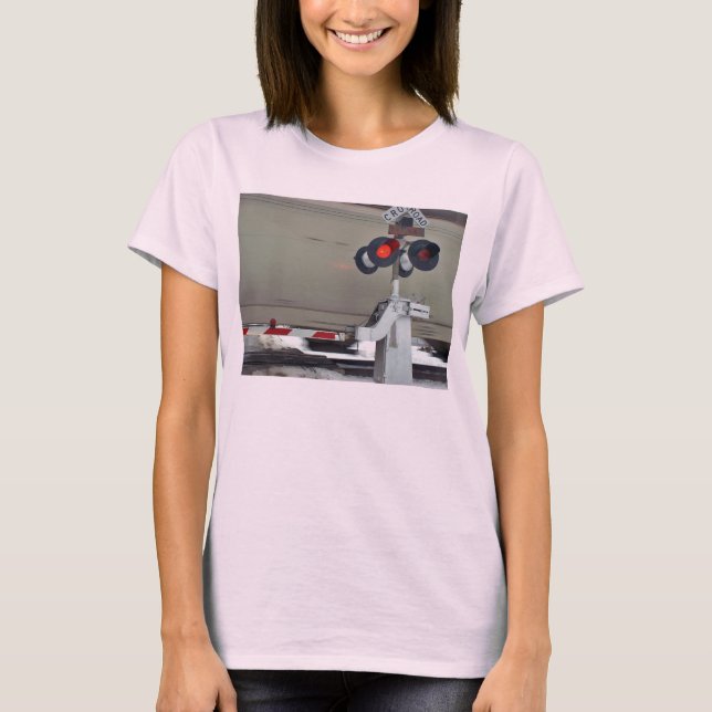 Railroad crossing arm T-Shirt (Front)