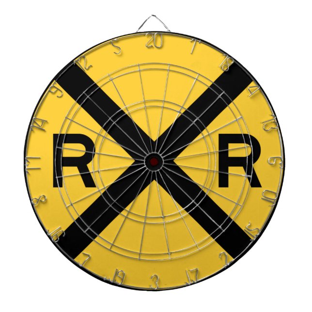 Railroad Crossing Dartboard (Front)