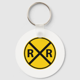 Railroad Crossing Key Ring