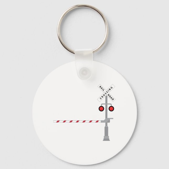Railroad Crossing Key Ring (Front)
