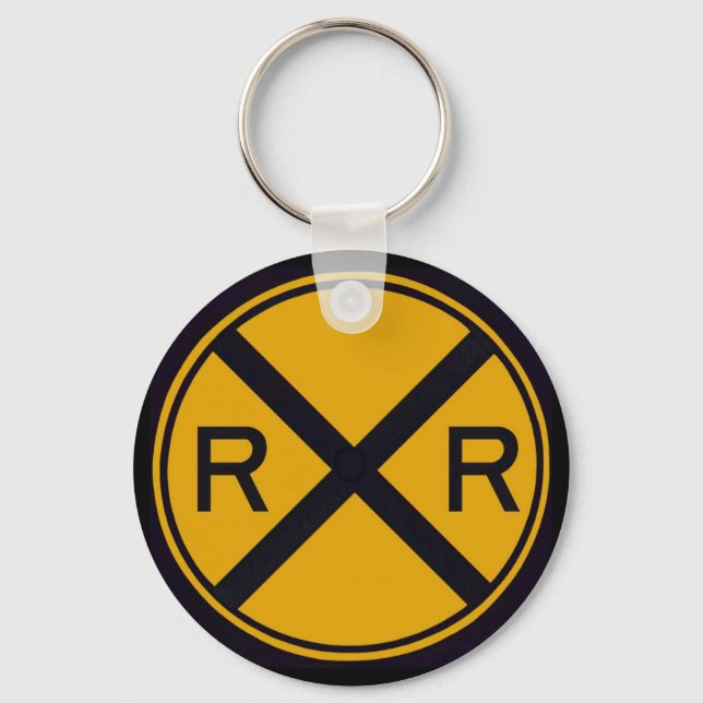 Railroad Crossing Key Ring (Front)