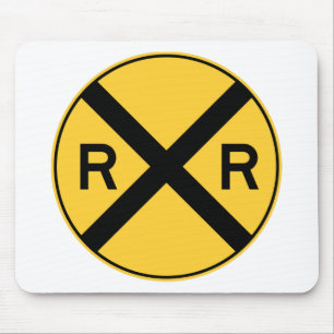 Railroad Crossing Mouse Mat