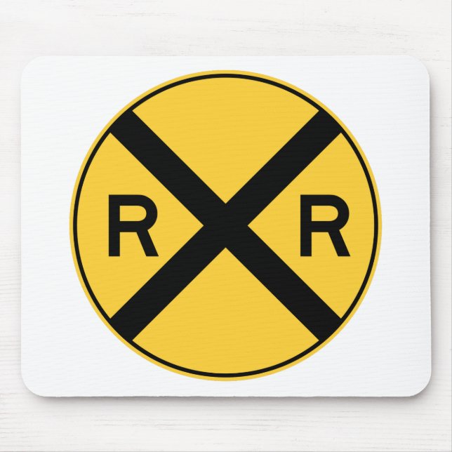 Railroad Crossing Mouse Mat (Front)