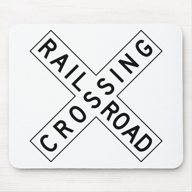 Railroad Crossing Mouse Mat (Front)
