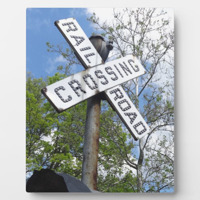 Railroad Crossing Plaque (Front)