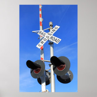Railroad Crossing Poster