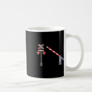 Railroad Crossing Rrier Sign Halloween Costume Diy Coffee Mug