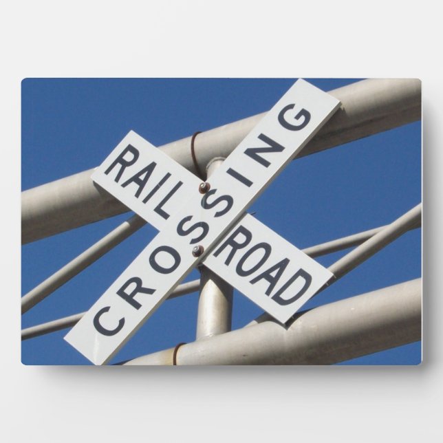 Railroad Crossing Sign Plaque (Front)