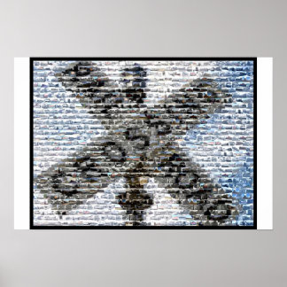 Railroad Crossing Train montage Poster