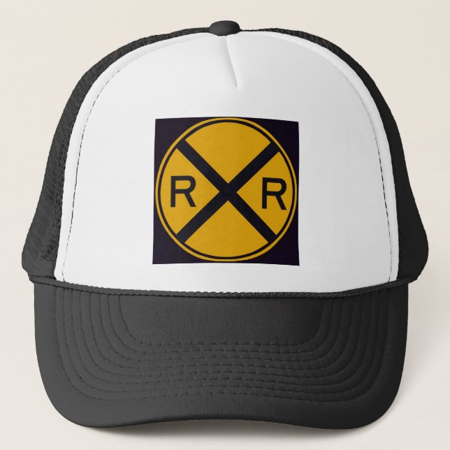 Railroad Crossing Trucker Hat (Front)