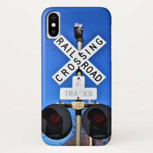 Railroad Crossing With Mechanical Bell iPhone X Case