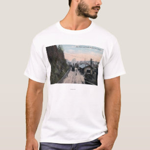 Railroad Depot and Bluffs City, OR T-Shirt