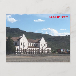 Railroad depot - Caliente Postcard
