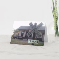 “Railroad Depot” Get Well Card