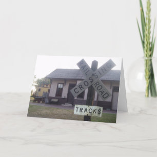 “Railroad Depot” Get Well Card