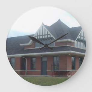 Railroad depot large clock