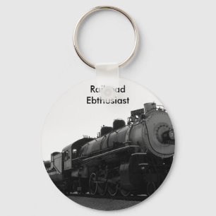 Railroad Enthusiast Key Ring