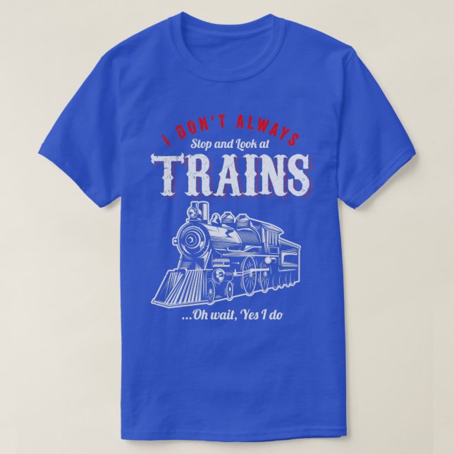 Railroad Gifts for a RC Train Fan 14 T-Shirt (Design Front)