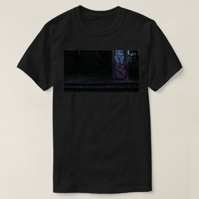 Railroad Graffiti T-Shirt (Design Front)