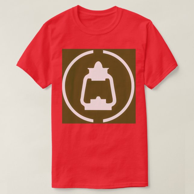 Railroad Lamp T-Shirt (Design Front)