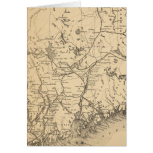 Railroad map of Maine