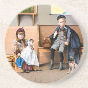 RAILROAD POSTER, 1898 COASTER