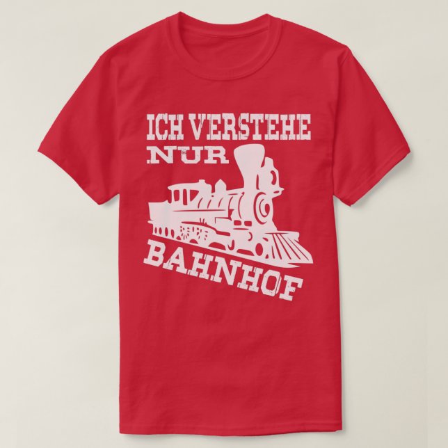 Railroad Railroad Workers Gift Steam Locomotive T-Shirt (Design Front)