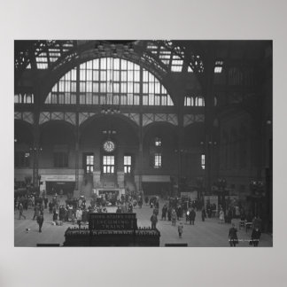 Railroad Station Poster