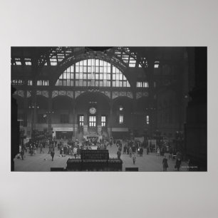 Railroad Station Poster