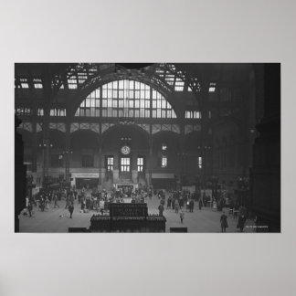 Railroad Station Poster