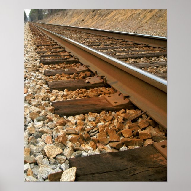 Railroad Track Poster (Front)