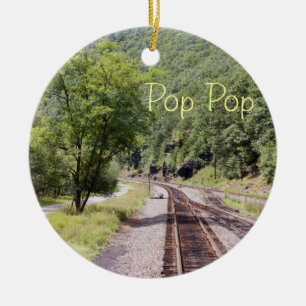 RailRoad Tracks Ornament