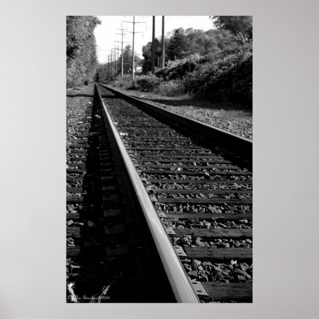 Railroad Tracks Print (Front)