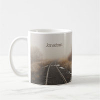 Railroad Tracks Scenic Personalised Photo