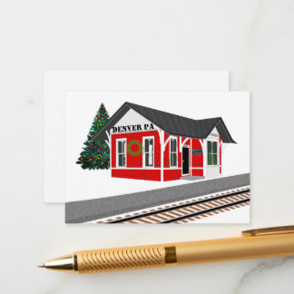 Railroad Train Depot Your Town Enclosure Cards