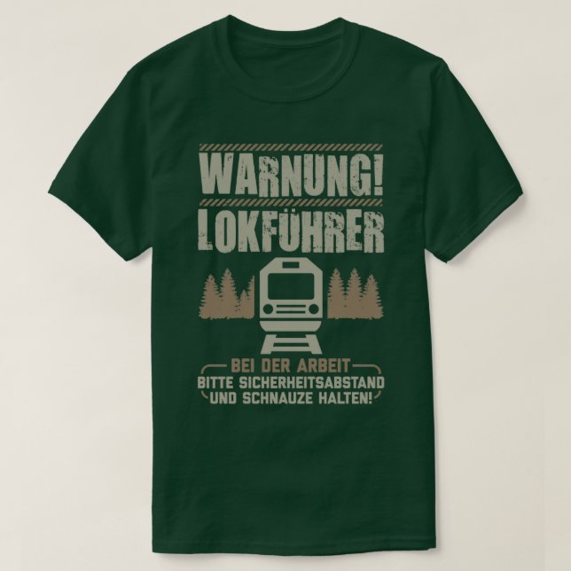Railroad Train Drivers Gift 1 T-Shirt (Design Front)