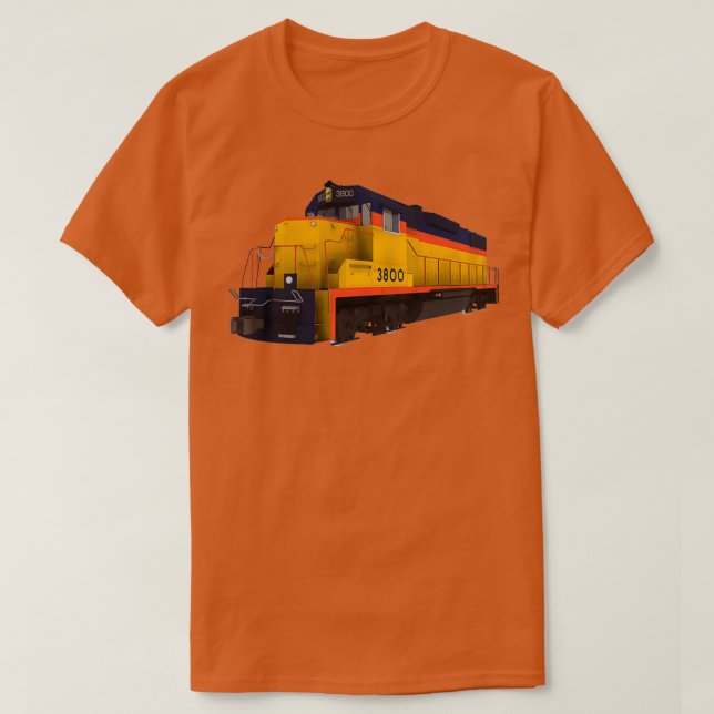 Railroad Train Engine 13 T-Shirt (Design Front)