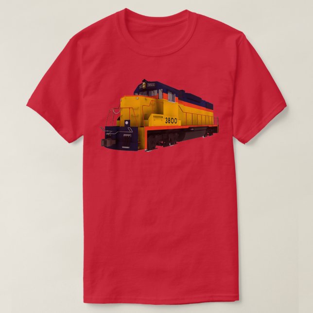 Railroad Train Engine 1 T-Shirt (Design Front)