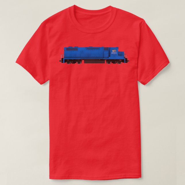 Railroad Train Engine 6 T-Shirt (Design Front)