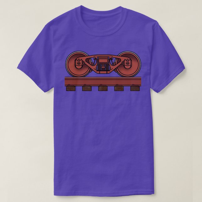Railroad TruckRailway Bogie T-Shirt (Design Front)