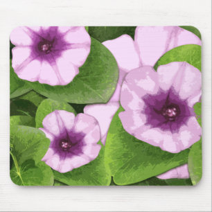 Railroad Vine Flower Mouse Pad