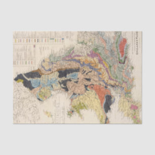 Railroads in England Tissue Paper