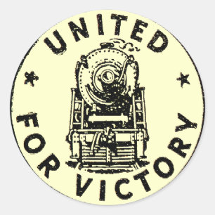Railroads United For Victory 1940 Stickers