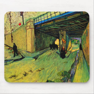 Railway Bridge over Montmajour by Vincent van Gogh Mouse Mat