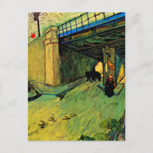 Railway Bridge over Montmajour by Vincent van Gogh Postcard