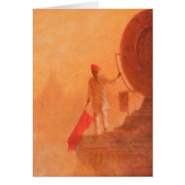 Railway Flag Man Agra 2010 (Front)