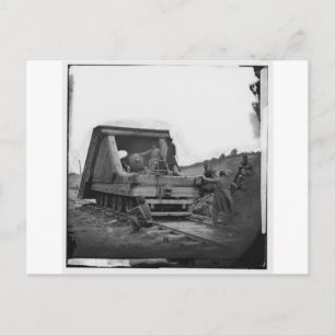 Railway Gun, Civil War, Circa 1864 Postcard